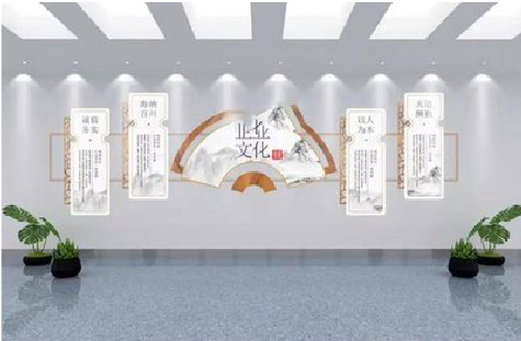 汉寿企业文化墙设计的核心要素。