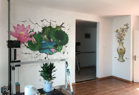 汉寿墙体彩绘相比墙纸的优势。