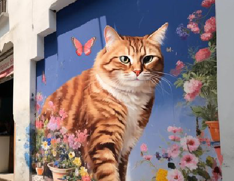 汉寿自己绘制有个性的手绘墙