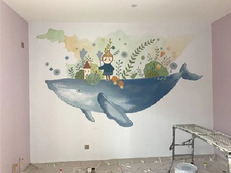 汉寿手绘墙的特点及优势。